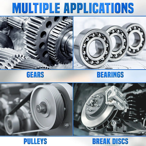 3-Jaw Gear Puller Heavy-Duty Bearing Removal Tool For Pulleys, Flywheels, Steering Shafts And Brake Discs applications