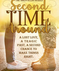 Book cover of 'Second Time Around' by Danielle M Haas showing two pairs of feet, sneakers and military boots, suggesting romantic reunion.