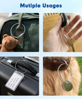 Beefy 12 Pcs Wire Keychain Cable Stainless Steel Loops Key Ring 2mm Coated Key Chain 6 Inch Keychain for various uses