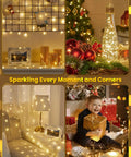 Battery Operated Fairy Lights With Remote 33Ft 100 LED Waterproof IP44 Indoor Outdoor Go Anywhere Starry Twinkle Decor for various settings