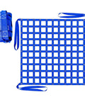 Heavy Duty Cargo Lifting Net 1212 Lbs 4.92x4.92 Ft With 10x10 Cm Mesh Polyester Hoist Net Blue for Industrial Use