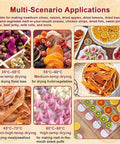 Multi-scenario applications for Built Tough Eight Tray Food Dehydrator Large Capacity Machine With Stainless Steel Racks.