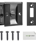 Pocket Sliding Door Lock With Privacy Pull Reversible Design For Sliding And Bifold Doors Easy Grip Handle Compatible With Most Doors Fits One And Three Eighth Inch Thick Doors Durable Easy Installation With Included Screws For Quick Replacement