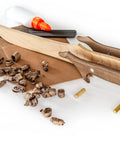 DIY Wooden Knife Making Kit For Kids Teens And Adults - Real Wood Craft Gift with hardwood parts and tools