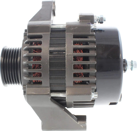 SAE J1171 Marine Certified Alternator for Verado 4-Stroke Engines 12V 70A side view showing beefed-up regulator