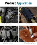 Heavy Duty Quarter Inch Shoulder Screw Fasteners For DIY Kydex And Leather Gun Holsters With Premium Rubber Washers in tactical applications.