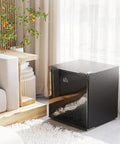 Slick 1.1 Cu Ft Compact Mini Upright Freezer With Removable Shelves And A Reversible Door in modern living space.