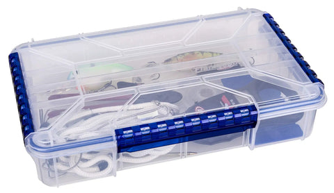 Waterproof Tuff Tainer Tackle Box With Zerust Anti Rust Tab 14 Inch Double Deep WP5000 Series for fishing gear storage