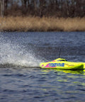 Blackjack 24 Inch V2 Catamaran Brushless RC Boat With Heat Wave Visual RTR speeding on water