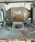 Heavy Duty Iron Grinding Wheel Holder Tool Rest For Bench Grinders Fits 150 Mm And 200 Mm Wheels on a bench grinder.