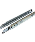 Side Mount Full Extension Drawer Slides With Ball Bearing 1 Inch Over Travel 10 Pairs 20 Slides 100 Lb Capacity Silver Finish