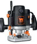 Rock-Solid 15 Amp Variable Speed Plunge Router Kit With Carrying Case And Edge Guide, Soft-Start Motor From 8,000 To 23,000 RPM