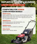 Honda lawn mower compatible with Lawn Mower Blades For Honda HRR216 HRX217 Walk-Behind Mowers Twin High Lift Mulching Blade Set 21 Inch Replaces OEM 72531-VH7-000 And 72511-VH7-000 Set Of 2.