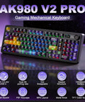 Locked In Wireless Gaming Keyboard With Smart Tft Display And Rotating Volume Knobs Precise Fingertip Tweaks For Epic Desktop Setup And Late Night Grinding Purple Lychee Mechanical Switches with RGB lights.
