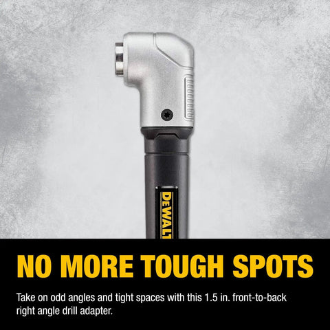 Right Angle Drill Attachment With Magnetic Compact Ergonomic 90 Degree Adapter For Impact Ready Performance, 1.5 Inch Front To Back Design, Built Tough Metal Gear Case, Slim Profile For Tight Spaces And Easy Fastener Access.