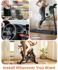 Ride Ready Magnetic Phone Holder Clamp Mount With 24 N55 Magnets on shopping cart, treadmill, steering wheel, and spin bike
