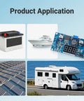 Blue LM2596 Adjustable DC-DC Buck Converter Module With LED Voltage Display, examples of usage in battery, boat, solar, RV