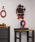 Power Tool Organizer Wall Mount Garage Shelf System, Heavy Duty 4 Tier Storage Rack With 140lb Capacity holding tools