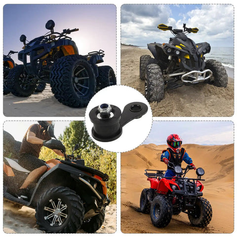 Swetrace Heavy Duty Chain Tensioner Pulley Kit Makes Your 50-250cc Bike Smoother, Prevents Chain Slap And Keeps You Safe On The Dirt Or Track For Any Off Road Ride. Black metal pulley kit for 50-250cc ATV chain tensioning