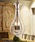Three Light Rustic Farmhouse Chandelier With White Distressed Wood And Orb Matte Metal Finish Vintage Pendant Light