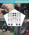 Four Pack Trailer Bearing Kit For 3500 Lb Axles One And Three Eighths Inch To One And Sixteenth Inch Spindle EZ Lube shown