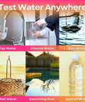 All In One Water Test Kit With 125 Strips For Home Tap And Well Water Quality Check Detects Hardness Lead Iron pH Copper Fluoride Chlorine And More With Fast Easy Accurate Results. test water anywhere tap filtered rain well pool bottled