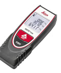 One Button Laser Distance Meter For Quick Accurate Measurements From 0.6 To 65 Feet Tape Free Height And Area Sizing Tool in black and red