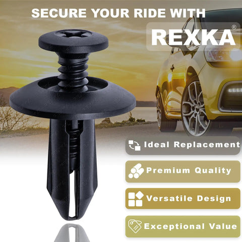 Heavy Duty 30 Piece Fender Liner Retainers And Splash Shield Fasteners Clip Kit For Ford And Dodge Trucks No Sweat Quick Swap Fixin Your Wheel Well Guards To Stay Locked Down Secure black plastic clip for vehicle fender liner replacement.