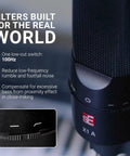 X1 A Large Diaphragm Condenser Microphone With 100 Hz Filter And Minus Twenty Decibels Pad with detailed 100 Hz filter view