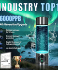 Upgraded 2025 Hydrogen Water Bottle With 6000 PPB Boost in scenic background, showcasing industry leading hydrogen technology features.