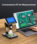 4.3 Inch IPS Digital Microscope 1000X With Built In Lights For Coin Collectors And DIY Lab Projects Crystal Clear Images On A Bright Screen Easy USB Viewing connected to PC for PCB measurement