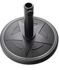 Weighted Patio Umbrella Base 23lbs Heavy Duty Outdoor Umbrella Stand Built To Last For Lawn Yard Deck Poolside Sturdy HDPE And Concrete Base