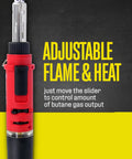 Cordless Butane Soldering Iron Kit With 3 In 1 Soldering, Jewelry And Heat Shrink Torch, Portable Self Igniting Tool with slider