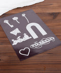 Scrapblooms Portable Electric Die Cut And Embossing Machine Kit For Automatic A4 Crepe Paper Flower Making Card Craft. Decorative metal die shapes.