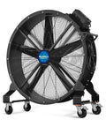Hella Powerful 47 Inch Portable Industrial Fan With Stepless Variable Speed Motor Heavy Duty Mobile Floor Fan for Warehouse and Gym