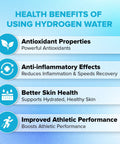 Health benefits of Portable Hydrogen Water Bottle With SPE PEM Tech Ionized Water On The Go 420 Ml Hydrogen Infusion