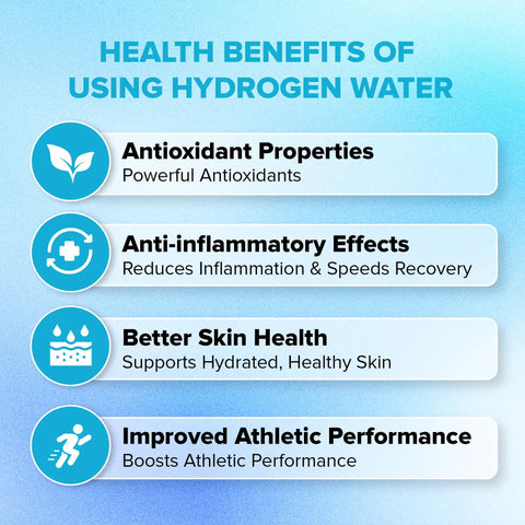 Health benefits of Portable Hydrogen Water Bottle With SPE PEM Tech Ionized Water On The Go 420 Ml Hydrogen Infusion