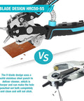Beefy Heavy Duty Leather Hole Punch Set With Six Hole Sizes 2mm 2.5mm 3mm 3.5mm 4mm 4.5mm showing V-blade design on leather
