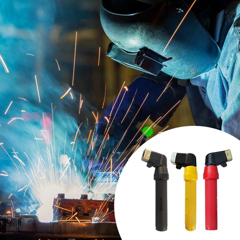 Heavy Duty 400A Welding Electrode Holder With Sturdy Clamp Jaw Plier For Stick Welding Machines And Pro Projects ensuring low resistance super grip and consistent welds.