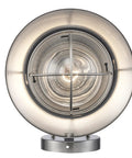 Front view of Gull Style Outdoor Wall Lantern 12 Inch In Steel Finish Weatherproof For Wet Locations UL Listed Exterior Lighting