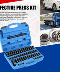 NYXOVA 52-in-1 Bushing Driver Tool Set in blue case with bearing press, puller, and installation tools