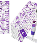 Disposable Power Mop Pads For Swiffer Power Mop Multi Surface And Wood Mop 10 Pack Refills, purple disposable pads