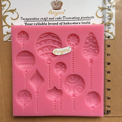 Silicone Hot Air Balloon Baking Molds For Cakes And Ornaments Christmas Cookie Candy Mold Bake Like A Boss with intricate designs