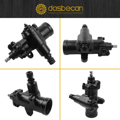 Different views of Power Steering Gear Box Replacement For 1988 To 2000 Chevy GMC Rigs Including C1500 C2500 K1500 K2500 Tahoe Yukon Escalade Replaces 26009546 26036035