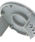 One Plus Replacement Spool Cap for Cordless Trimmers, gray plastic part with clip clamps, designed for Ryobi One+ system