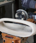 TurboPlane Carbide Woodworking Blade For Angle Grinders, 4 Inch Disc Attachment shaping wooden bowl