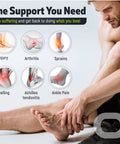All Day Ankle Support Sleeve For Men And Women Open Toe Brace For Sprains Swelling Achilles Tendon Pain Relief images