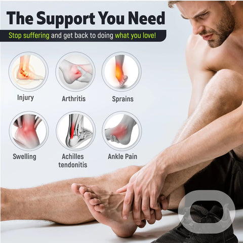 All Day Ankle Support Sleeve For Men And Women Open Toe Brace For Sprains Swelling Achilles Tendon Pain Relief images
