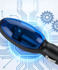 Plug-and-Play 12V Gas Saver Tool With Magnetic Tuning Tech For Cars Trucks And Diesel Engines, sleek black design