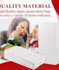 4Lb White Paper Bags Pack Of 150 Count For Lunches Cookies Holidays And Arts And Crafts Eco Friendly White Kraft Bags shown.